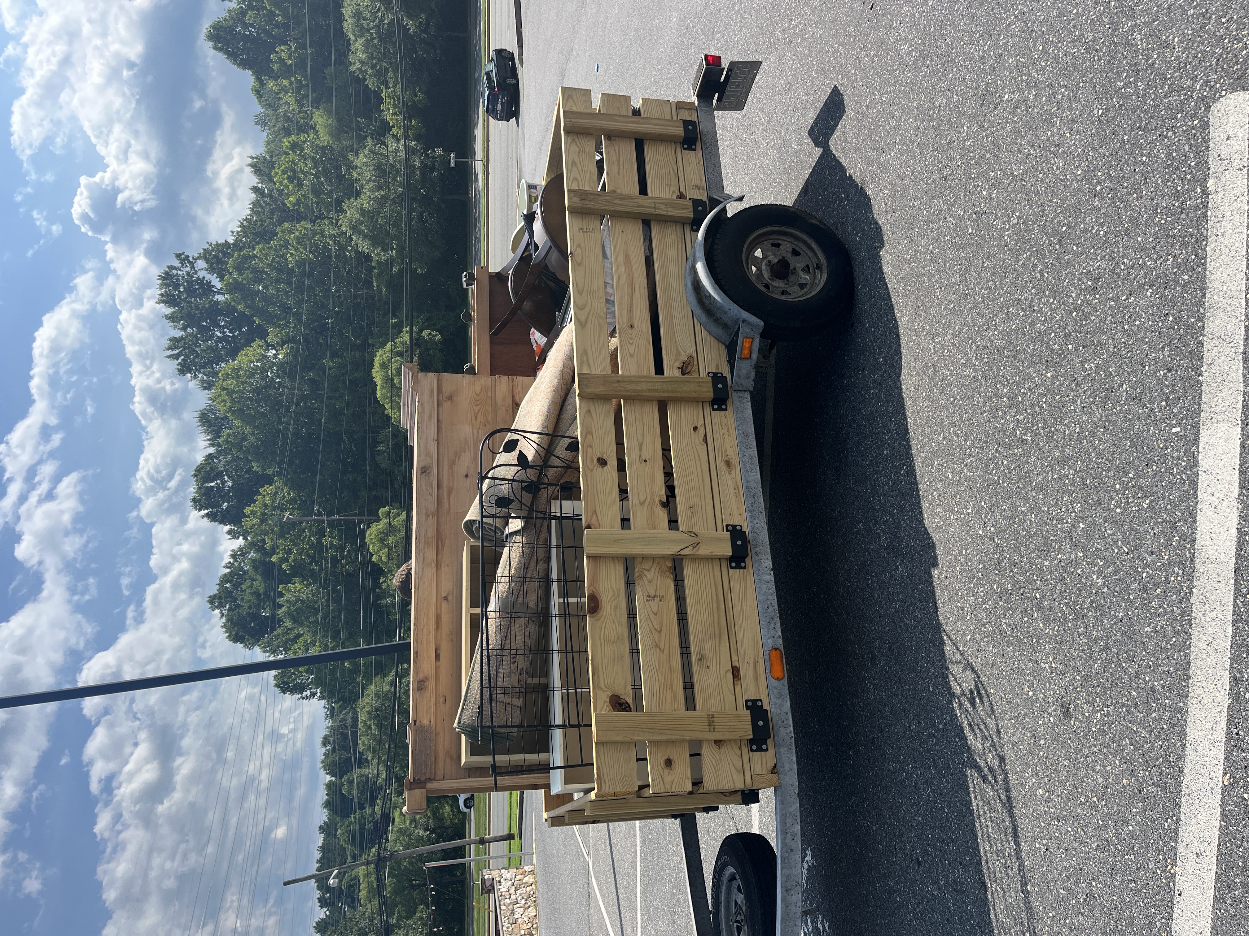 Trailer loaded with junk 2